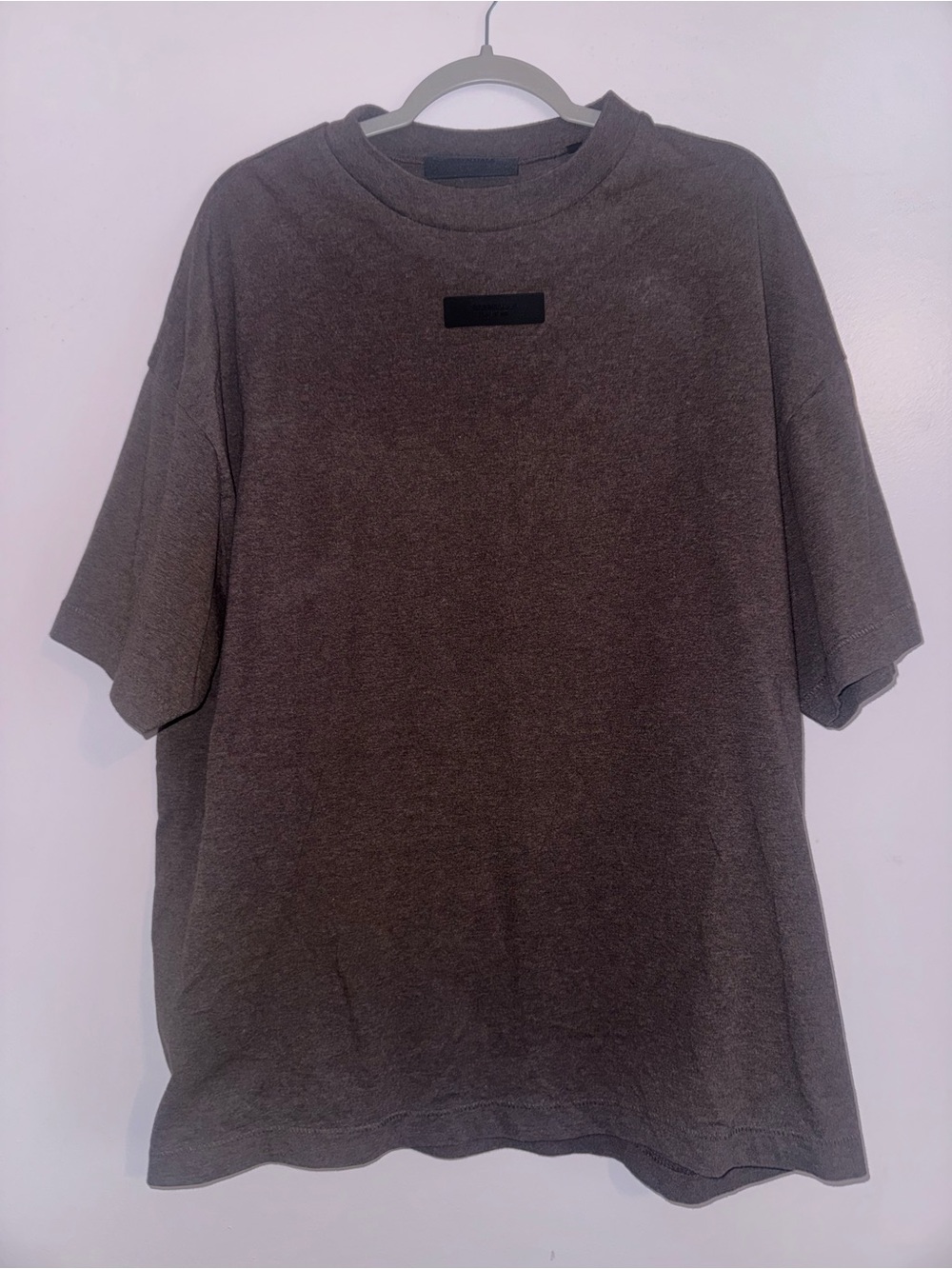 Essentials Men's Short Sleeve Crewneck T-Shirt in Brown
